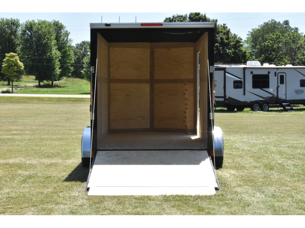 2025 Cross Painted Steel Enclosed (beta) 7' X 14' Tandem Axle W/ Ramp alt