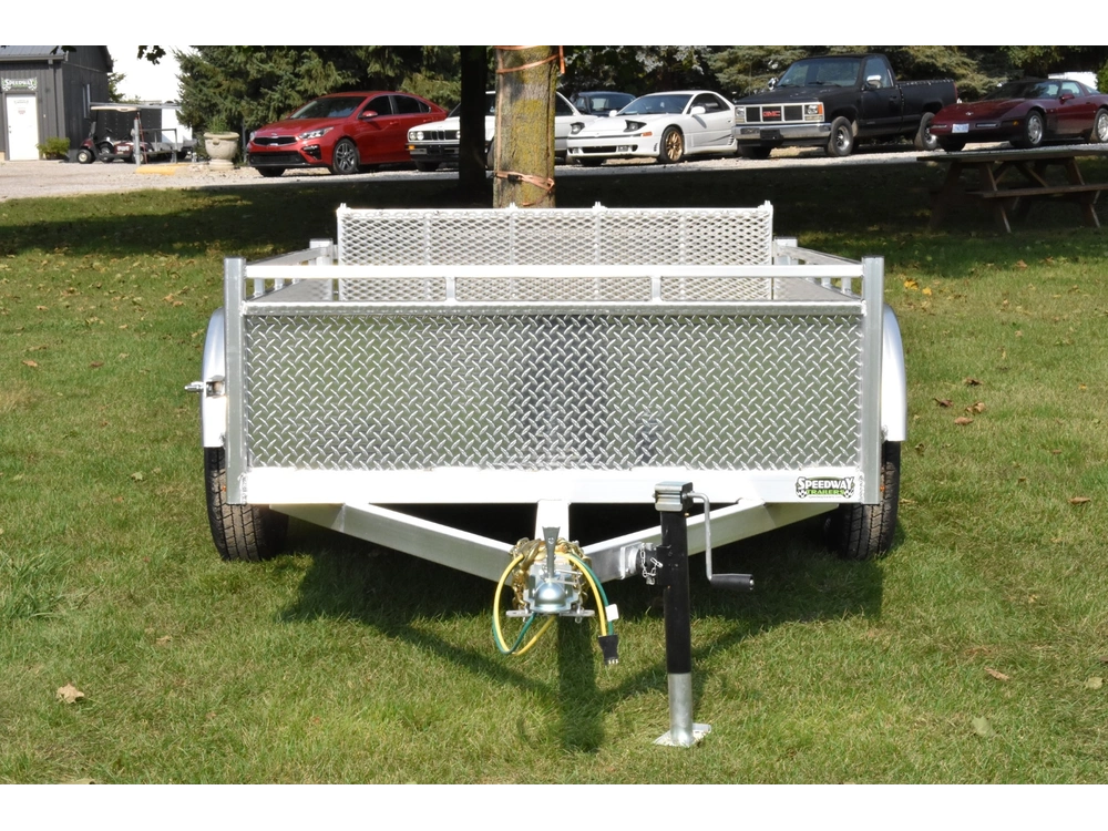 2026 Enbeck Aluminum Utility 5' X 8' Single Axle alt