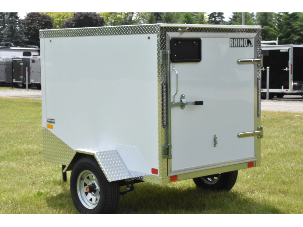 2026 Rhino Galvanized Enclosed 4' X 6' Sa alt