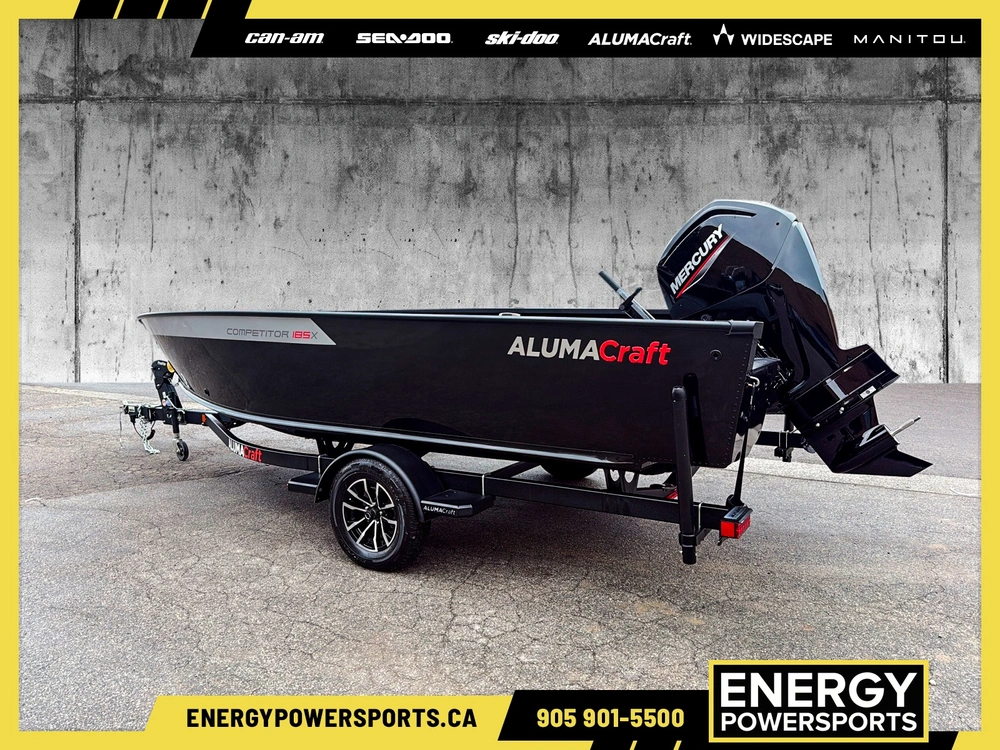2026 Alumacraft Comp 185x Tiller F29 Shadow Series Cvg alt