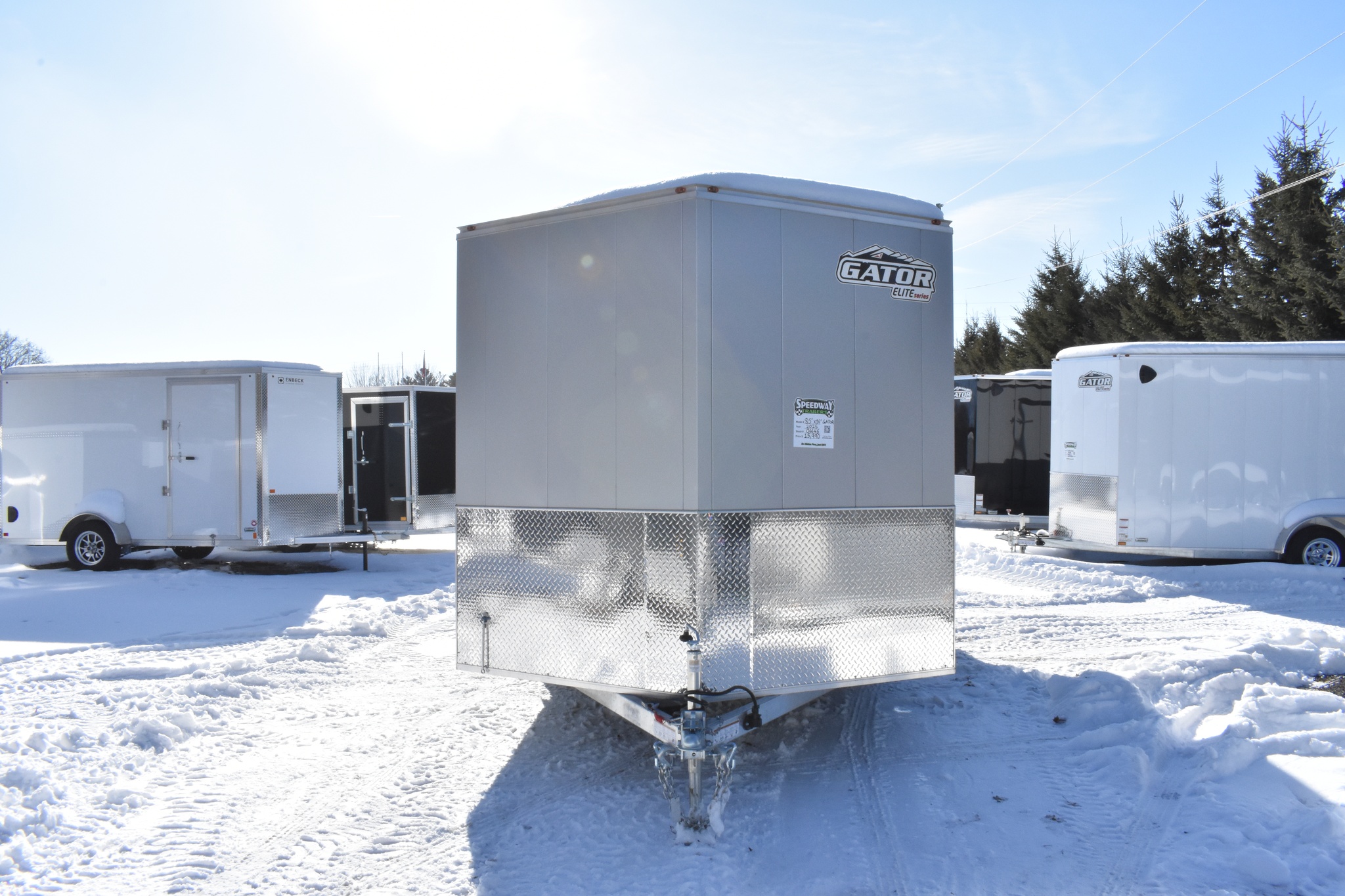 2025 Gator Galvanized Enclosed 8.5' x 16' TA thumbnail 8