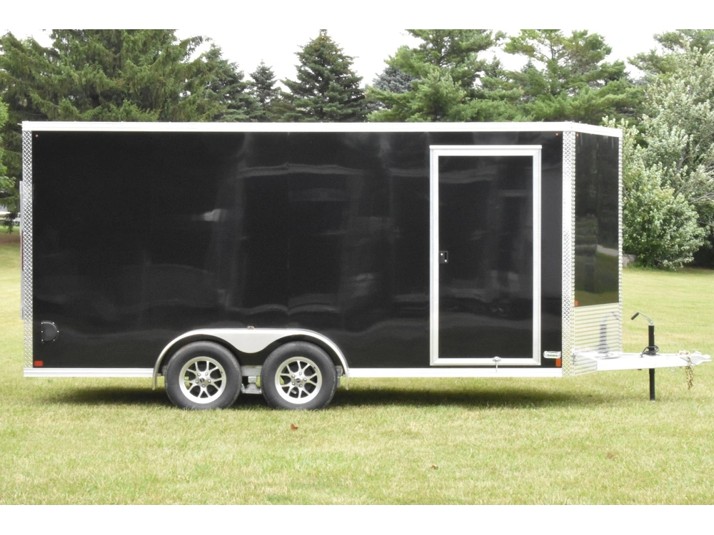 2026 Enbeck Aluminum Enclosed 7' X 16' Tandem Axle alt