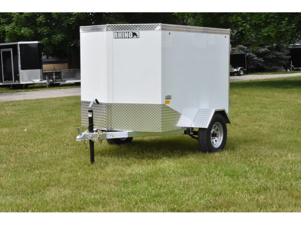 2026 Rhino Galvanized Enclosed 4' X 6' Sa alt