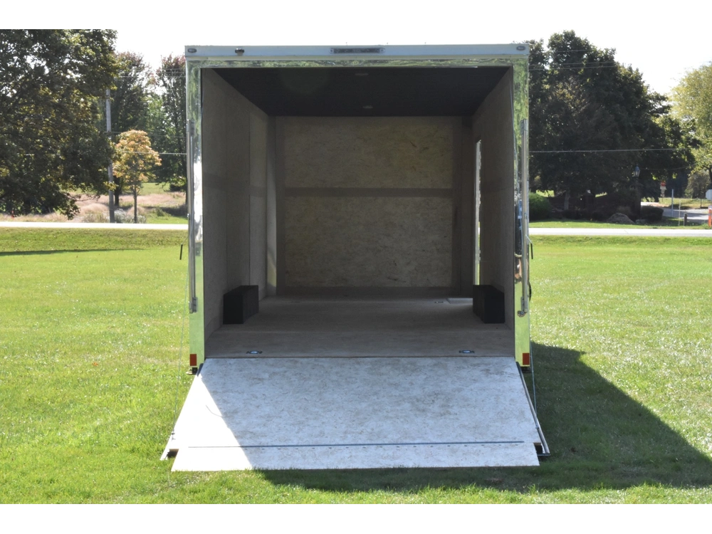 2026 Cross Painted Steel Enclosed (alpha) 8.5' X 24' Tandem Axle Car Hauler alt