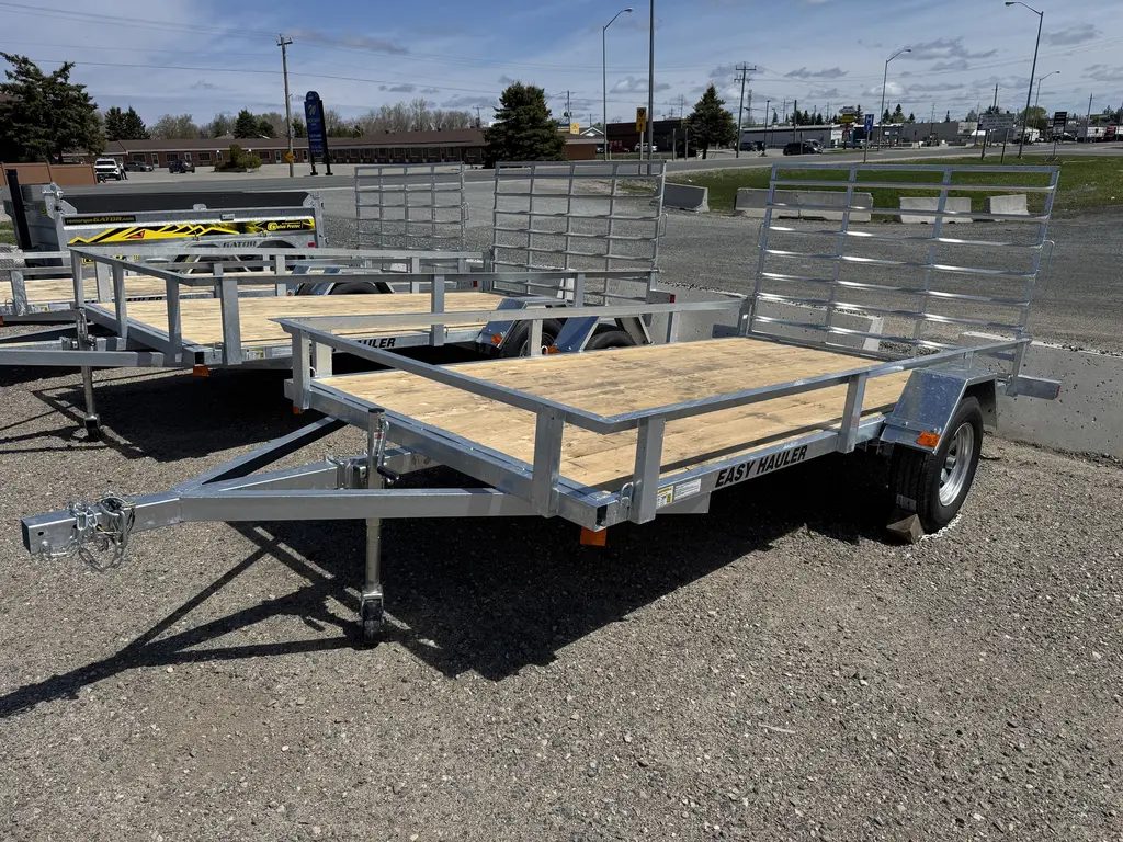 2026 Easy Hauler TRAILER,UTILITY,6X12,SINGLE AXLE,GALV,REAR RAMP 