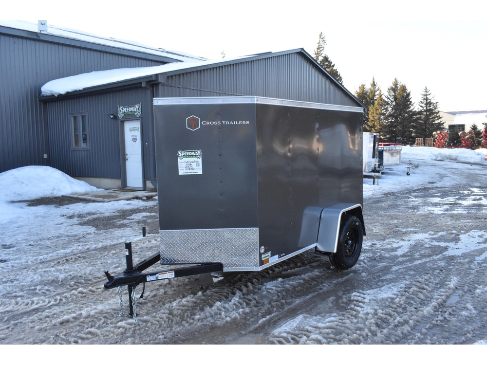 2026 Cross Painted Steel Enclosed (beta) 5' X 8' Single Axle alt