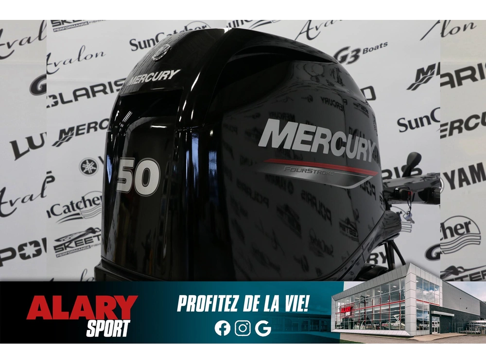 2024 Mercury 50elhpt Démarreur Élèctrique, Pied Long (20 Pouces) alt