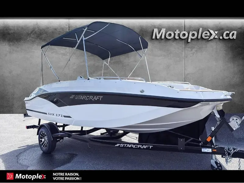 2025 Starcraft SVX 171 OB 90HP  deck boat bateau Ponté thumbnail 6