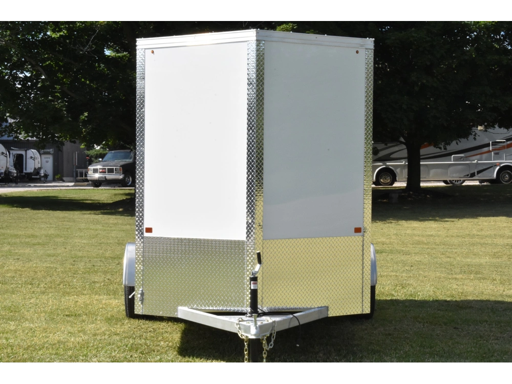 2026 Enbeck Aluminum Enclosed 6' X 12' Single Axle W/ Ramp alt