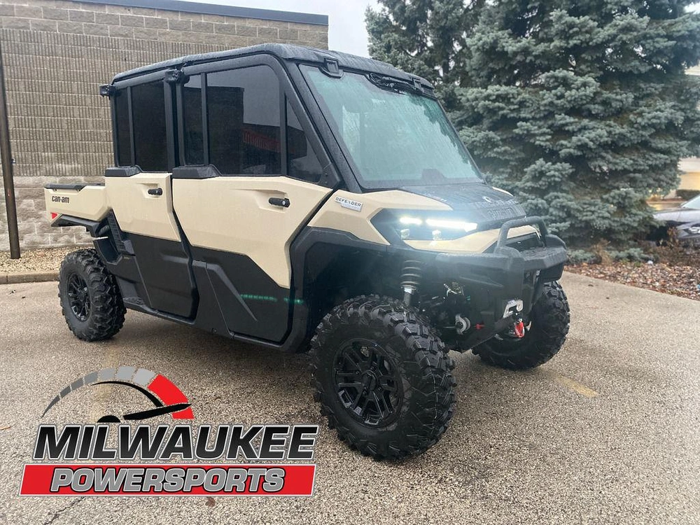 2026 Can-am Defender Max Limited Hd11 Desert Tan & Carbon Black alt