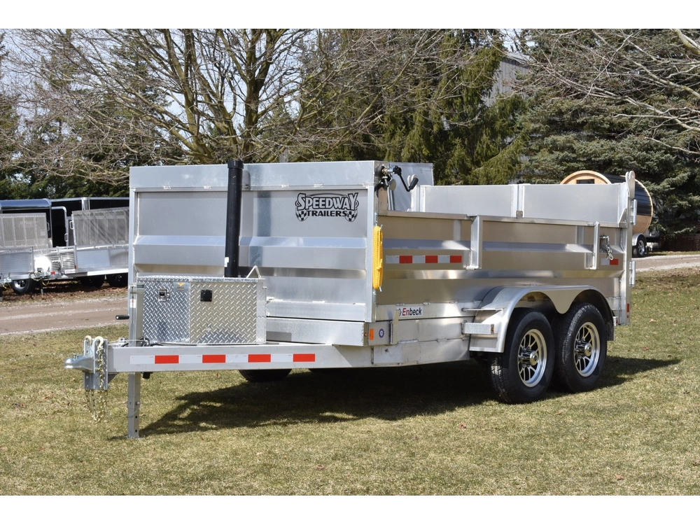 2026 Enbeck Aluminum Dump 80" X 12' Tandem Axle 5t alt