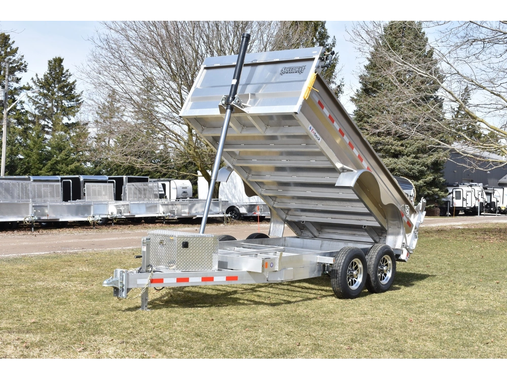 2026 Enbeck Aluminum Dump 6' X 12' Tandem Axle 5t alt