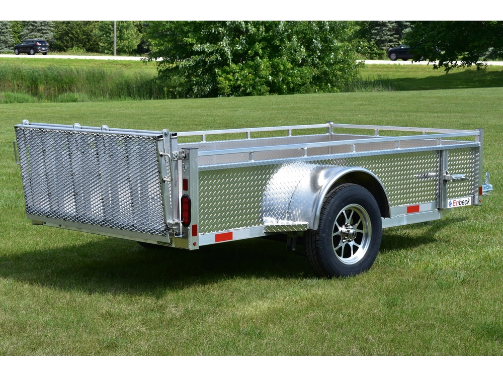 2026 Enbeck Aluminum Utility 5' X 10' Single Axle alt