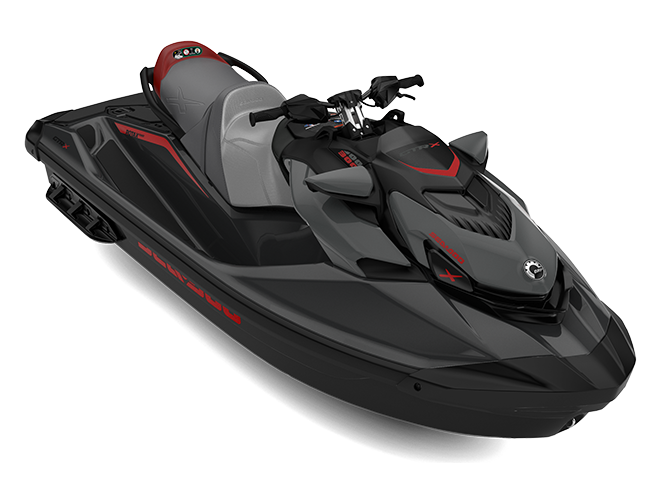 2025 Sea-Doo GTR X 300  IBR Eclipse Black / Deep Marsala