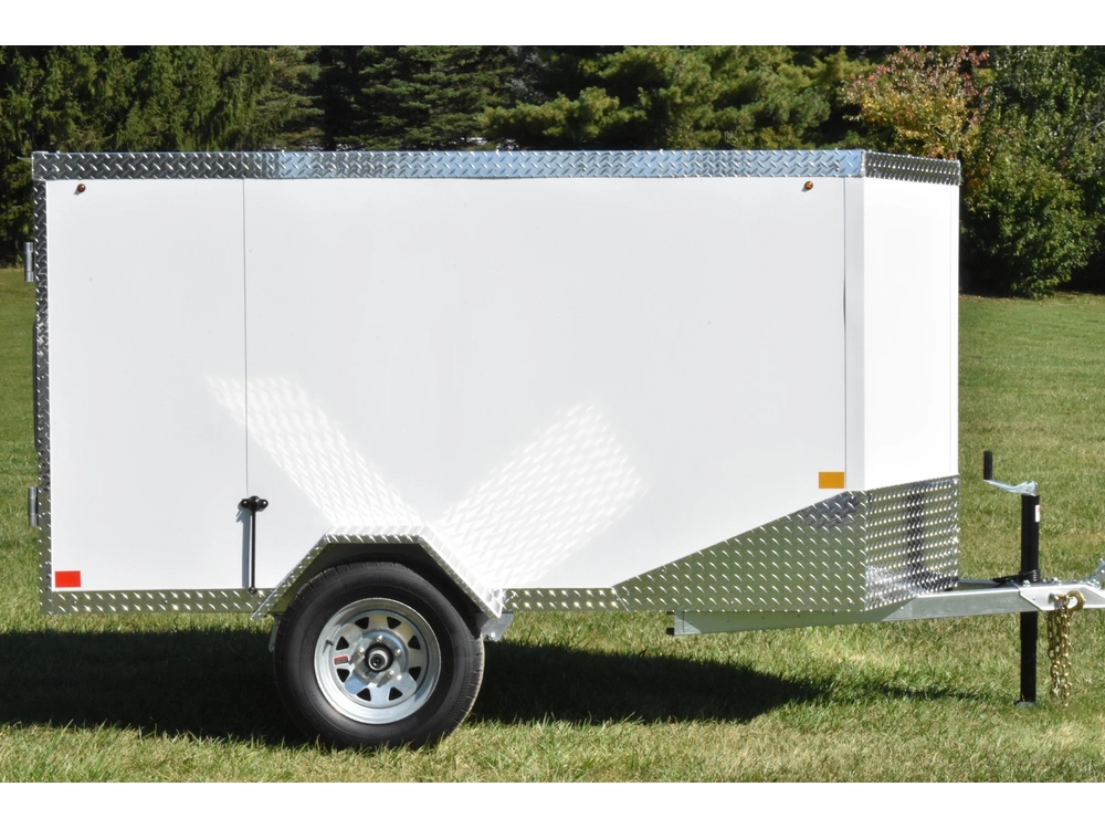 2026 Rhino Galvanized Enclosed 4' X 8' Sa alt