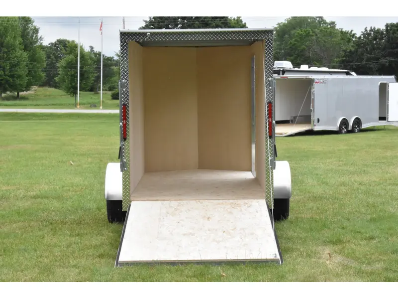 2026 Rhino Galvanized Enclosed 5' x 10' Single Axle w/ Ramp