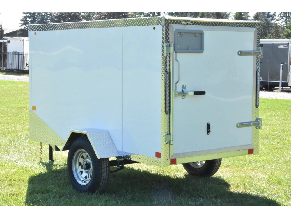 2026 Rhino Galvanized Enclosed 4' X 8' Sa alt