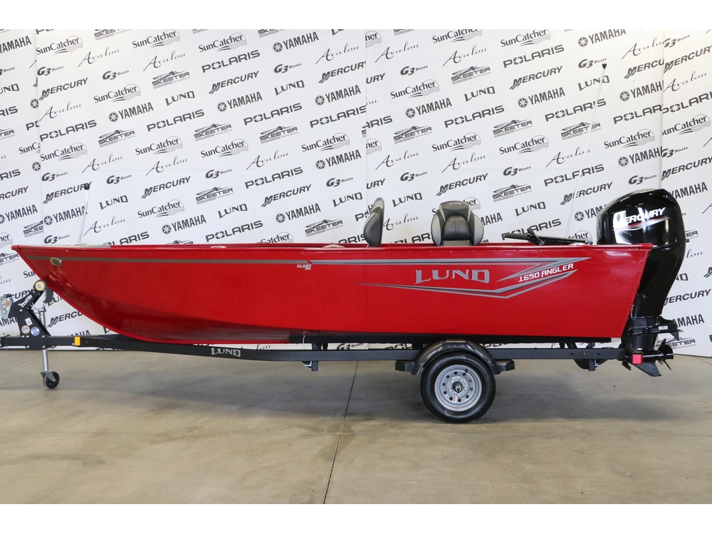 2026 Lund 1650 Angler Tiller + Mercury 50elhpt alt