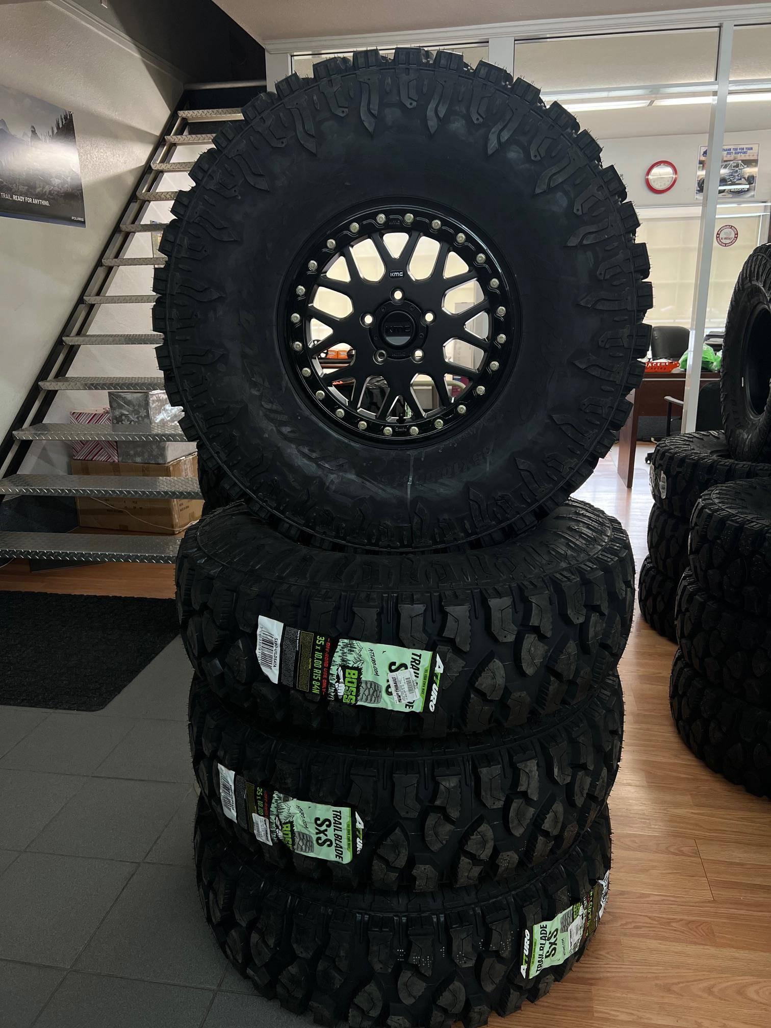 Other Racing Atturo Tires & KMC Beadlock Rims