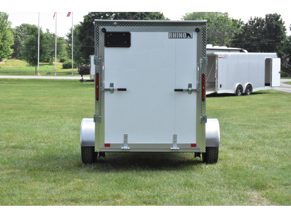 2026 Rhino Galvanized Enclosed 5' X 8' Sa Ramp alt