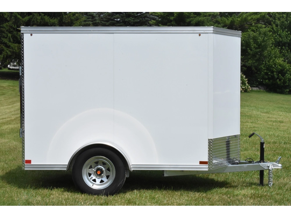 2026 Rhino Galvanized Enclosed 5' X 8' Sa Ramp alt