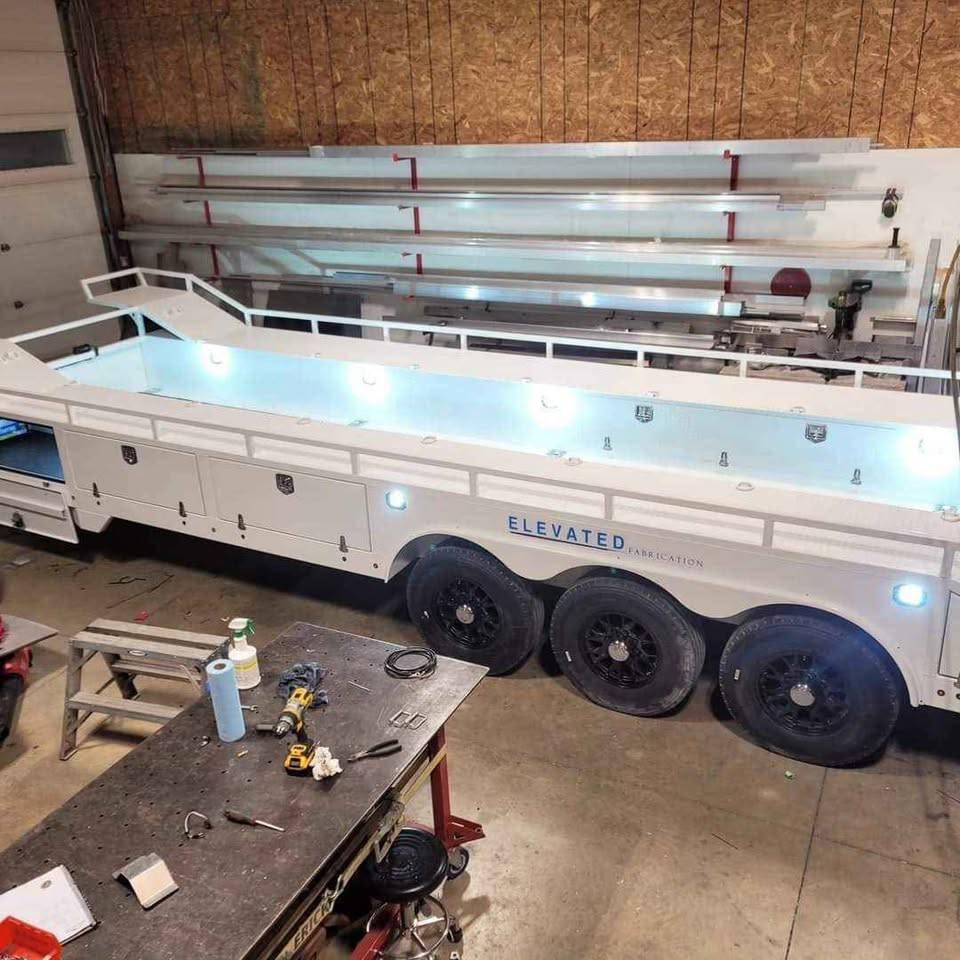 2025 Elevation FAB Tri Axel Race Trailer thumbnail 9