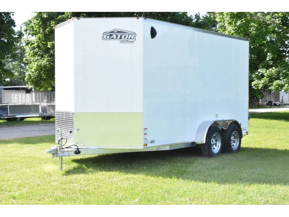 2026 Gator Galvanized Enclosed 7' X 14' Tandem Axle W/ Ramp Door alt