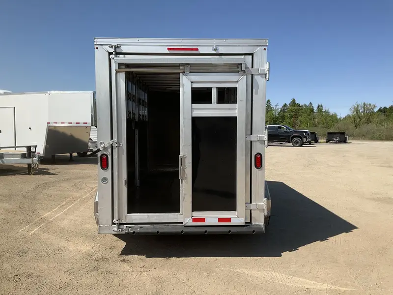 2027 Aghaul 78" x 16' Plus V-Nose Aluminum Livestock Trailer