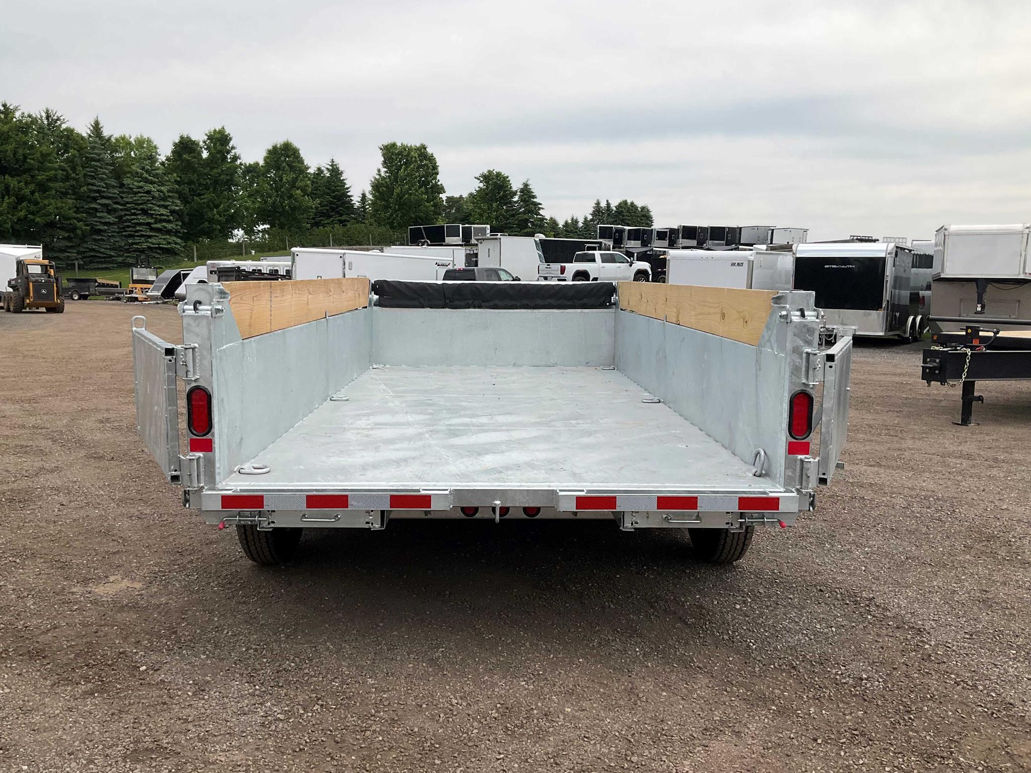 2026 Canada Trailers 83x14 7 Ton Galvanized Dump Trailer thumbnail 7