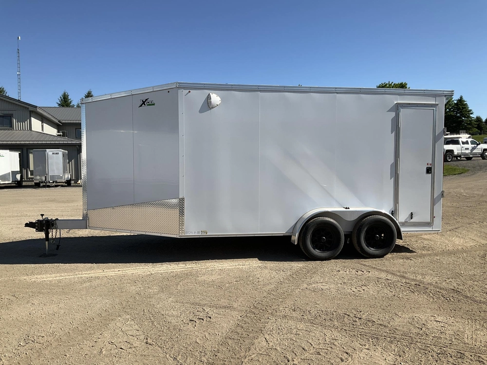 2026 Xcel Trailers 7x14 Plus V-nose Hd Aluminum Snowmobile Trailer alt