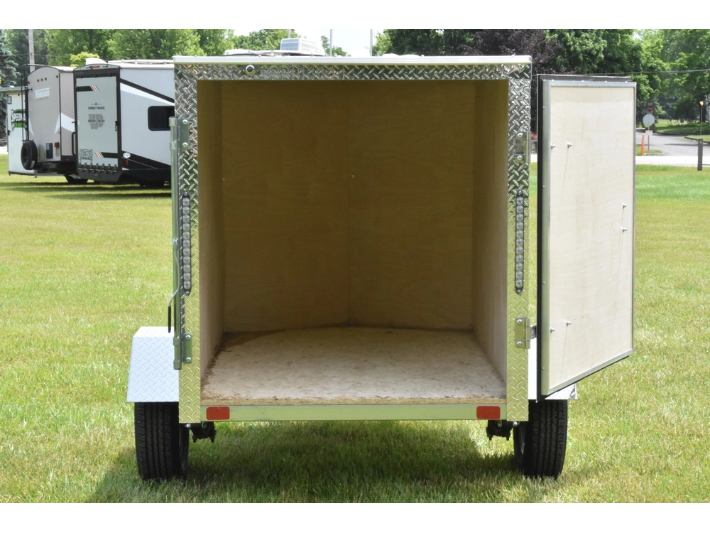2026 Rhino Galvanized Enclosed 4' X 6' Single Axle alt