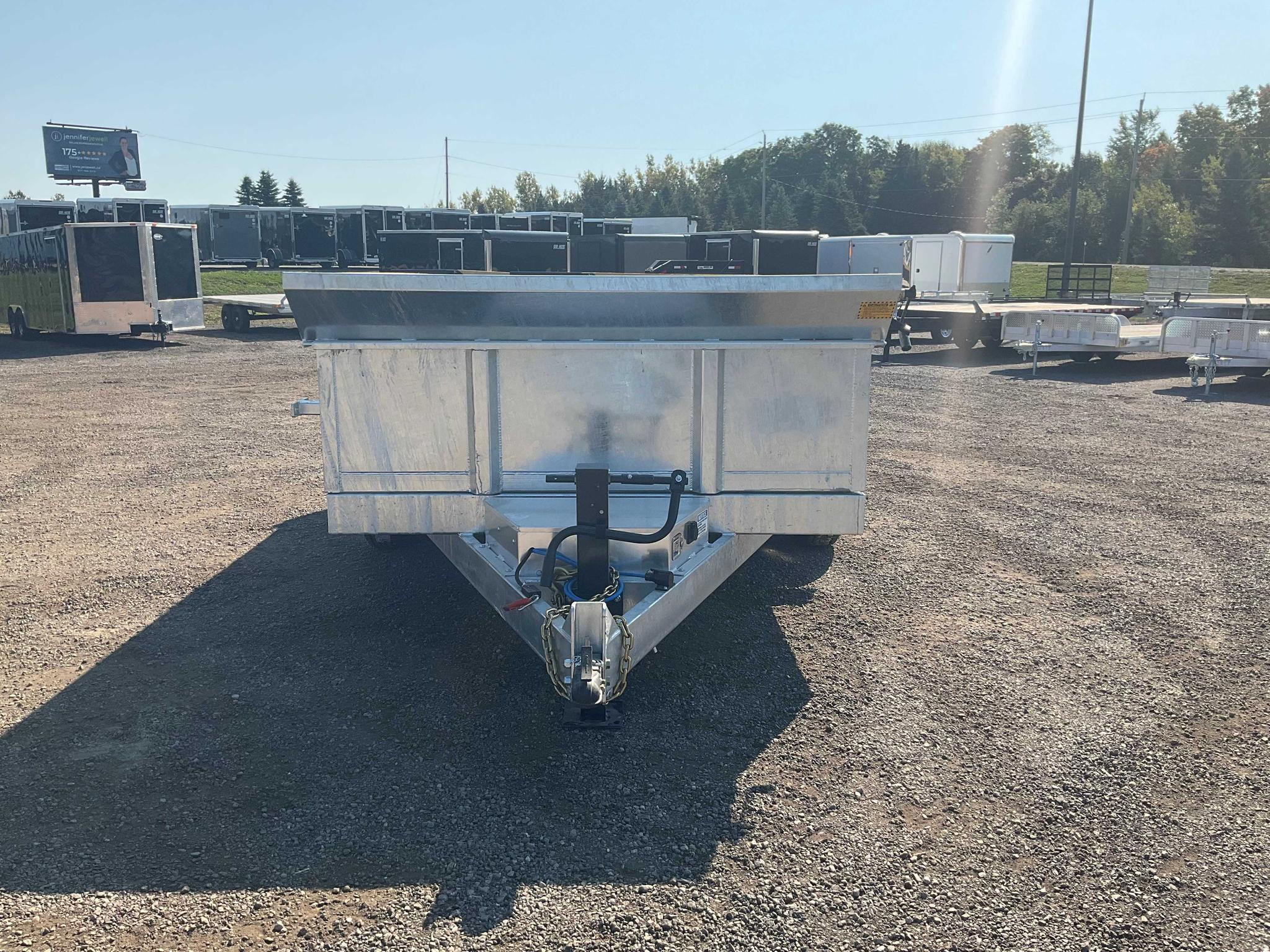 2026 Canada Trailers 83x12 7 Ton Galvanized Dump Trailer thumbnail 3
