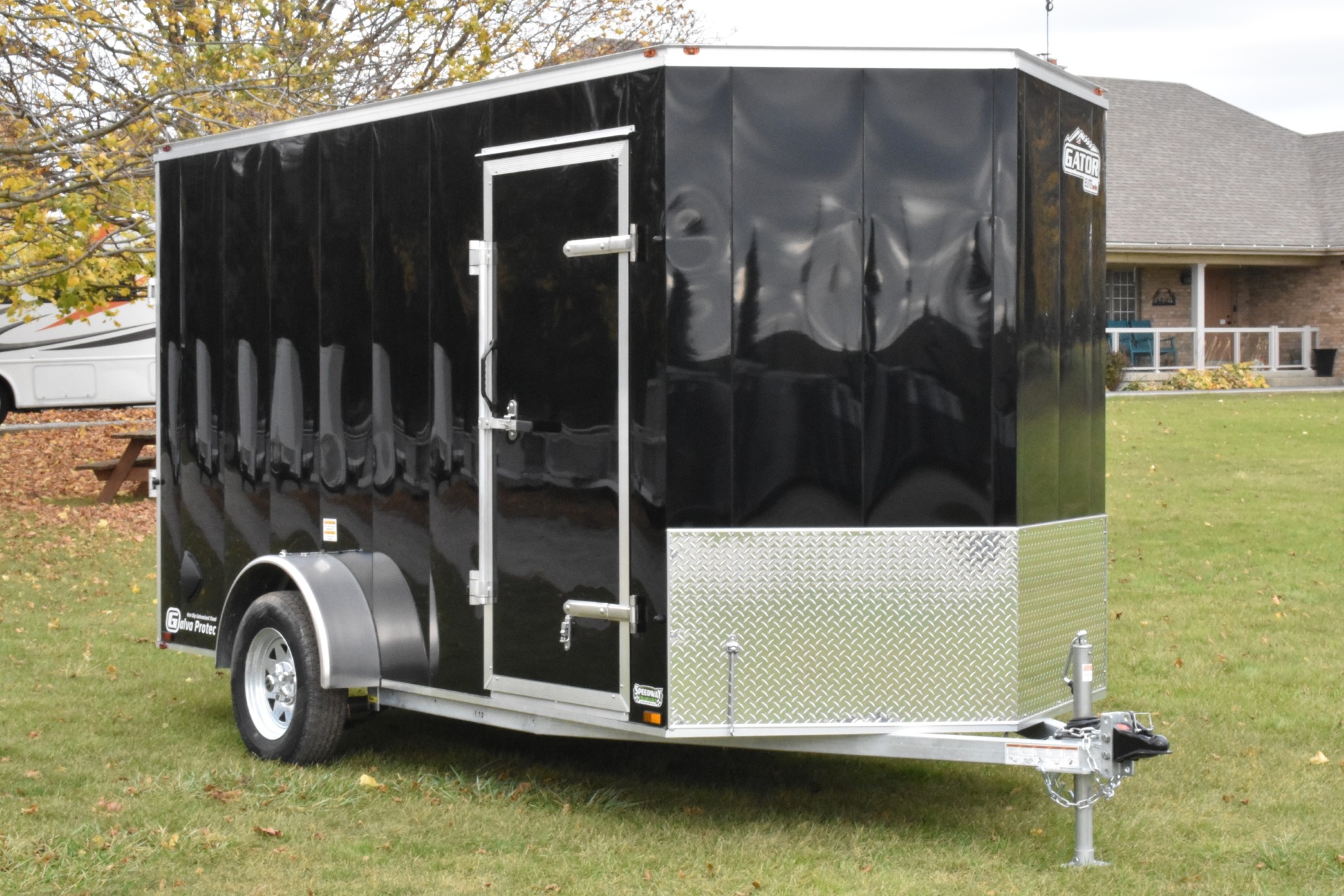 2026 Gator Galvanized Enclosed 6' x 12' Single Axle w/ Ramp thumbnail 9