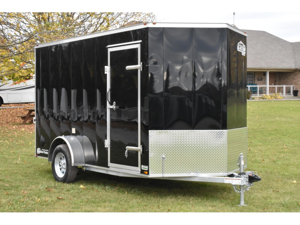 2026 Gator Galvanized Enclosed 6' X 12' Single Axle W/ Ramp alt