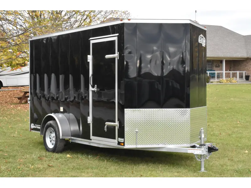 2026 Gator Galvanized Enclosed 6' x 12' Single Axle w/ Ramp