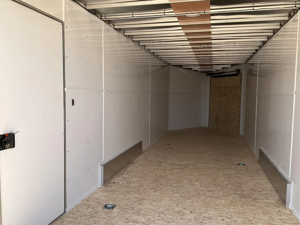 2026 Xcel Trailers 7.5x22 Plus V-nose Aluminum Snowmobile Trailer alt