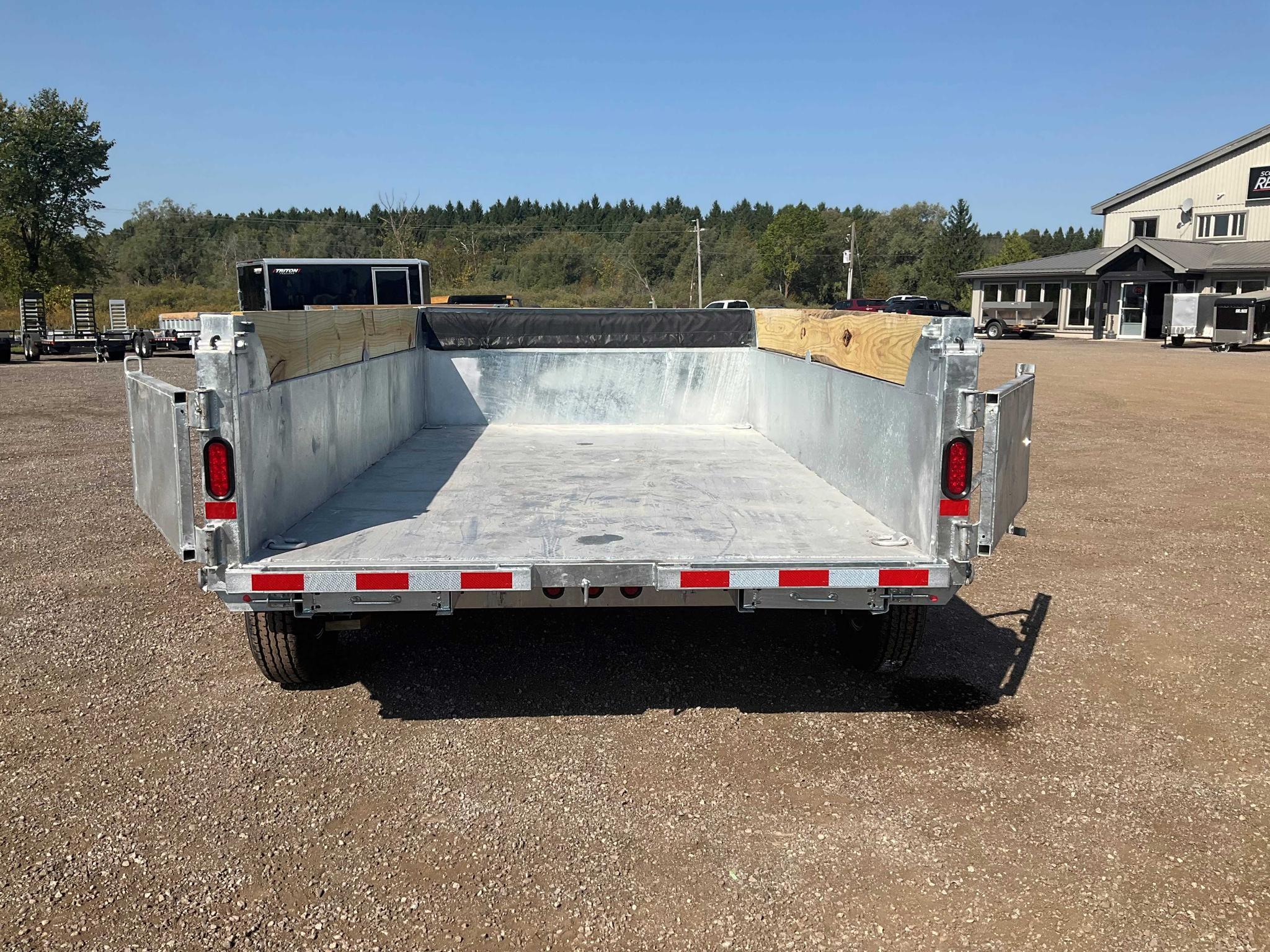 2026 Canada Trailers 83x12 7 Ton Galvanized Dump Trailer thumbnail 7