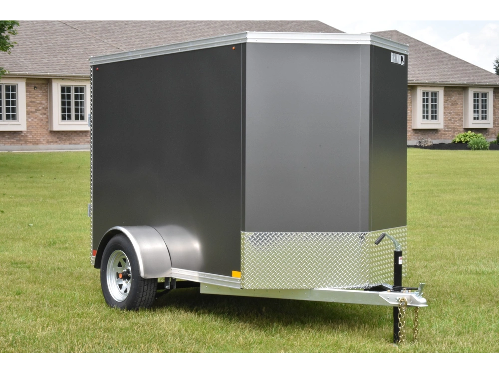 2026 Rhino Galvanized Enclosed 5' X 8' Sa Ramp alt
