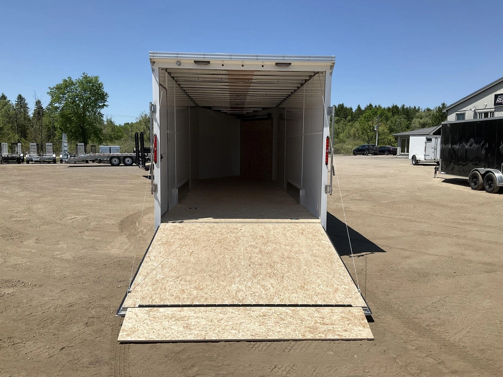 2026 Xcel Trailers 7.5x22 Plus V-nose Aluminum Snowmobile Trailer alt