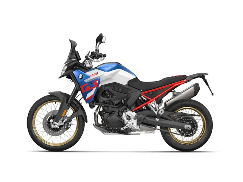 2026 BMW F 900 GS // Racing Blue Metallic Matte/Light White 