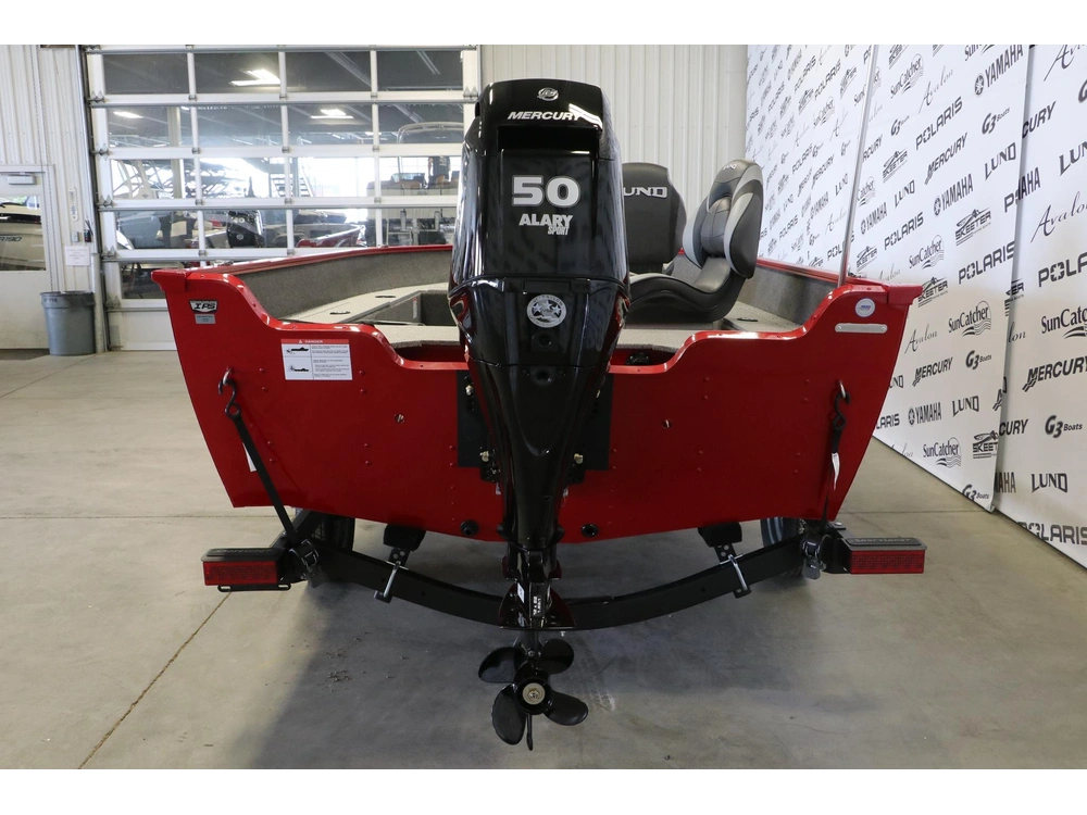 2026 Lund 1650 Angler Tiller + Mercury 50elhpt alt