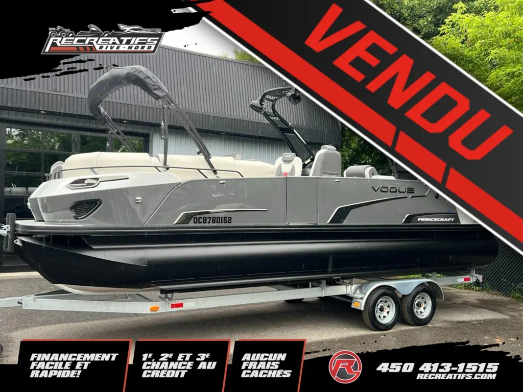 Princecraft VOGUE 25 XT SPORT EDITION **MOTEUR MERCURY 300 FORCES!!** 2023