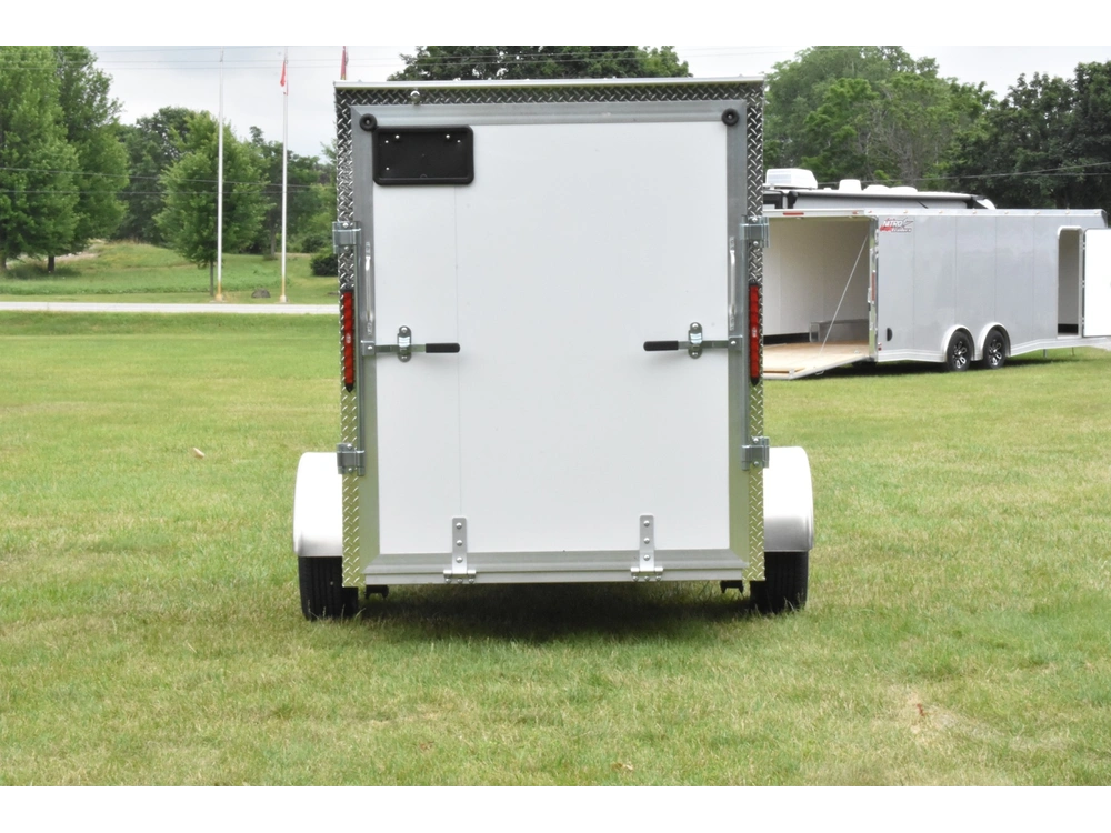 2026 Rhino Galvanized Enclosed 5' X 10' Single Axle W/ Ramp alt