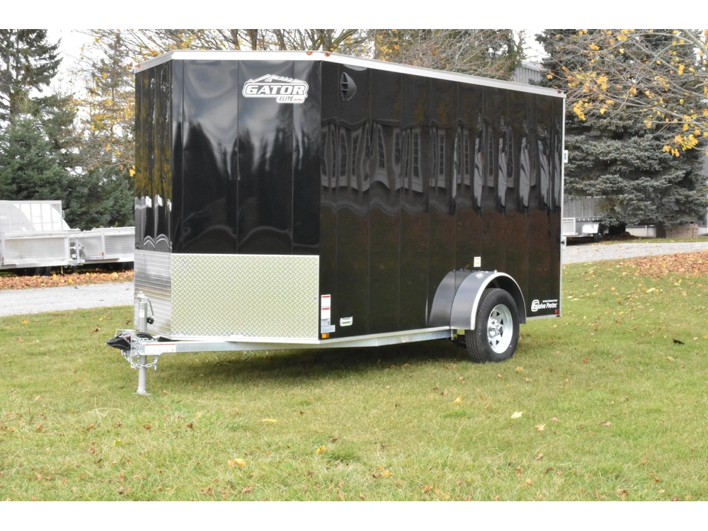 2026 Gator Galvanized Enclosed 6' X 12' Single Axle W/ Ramp alt
