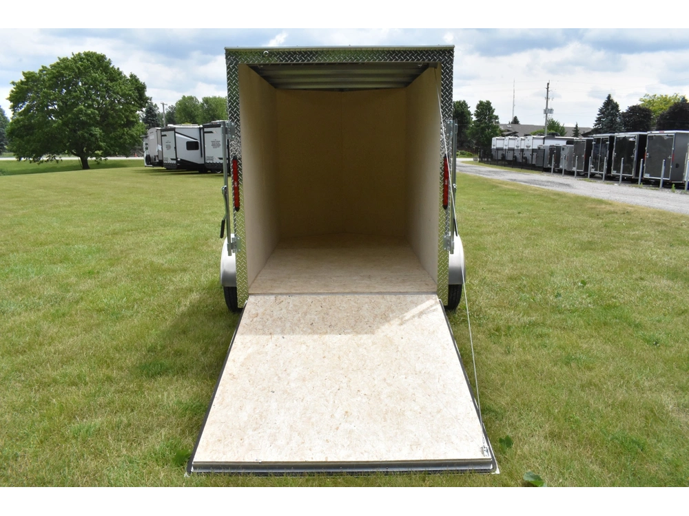2026 Rhino Galvanized Enclosed 5' X 8' Single Axle W/ Ramp alt