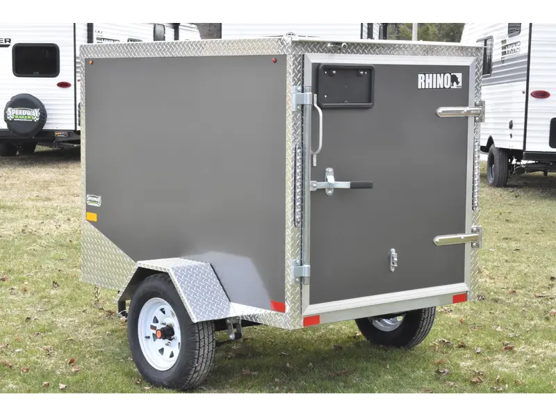 2026 Rhino Galvanized Enclosed 4' x 6' SA