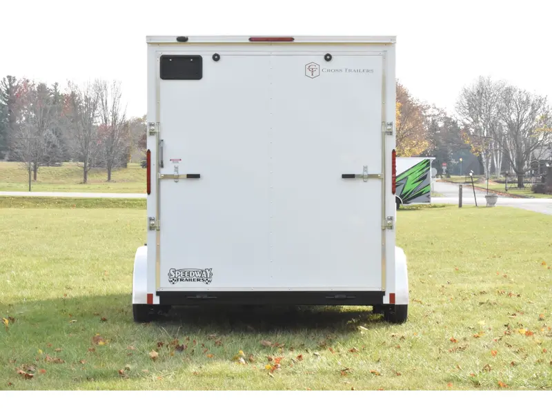2026 Cross Painted Steel Enclosed (Beta) 7' x 16' Tandem Axle w/ Ramp