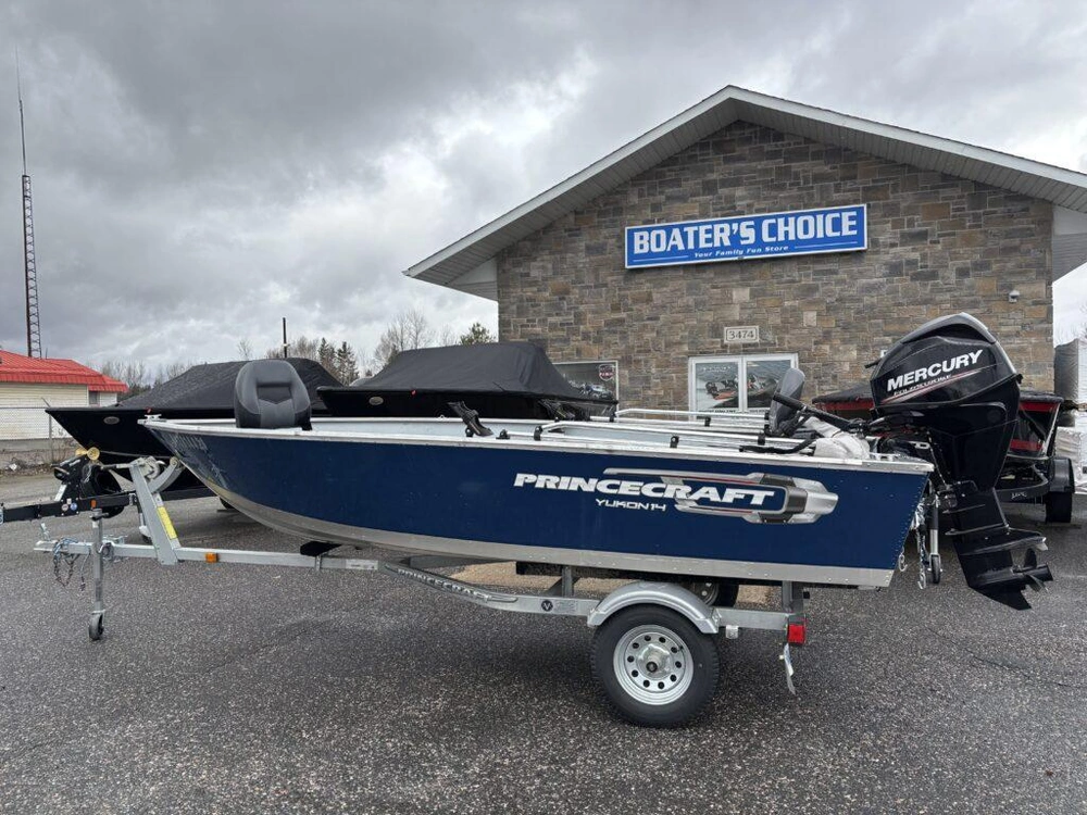 2021 Princecraft Yukon 14 W/ Mercury 25elh & Trailer alt