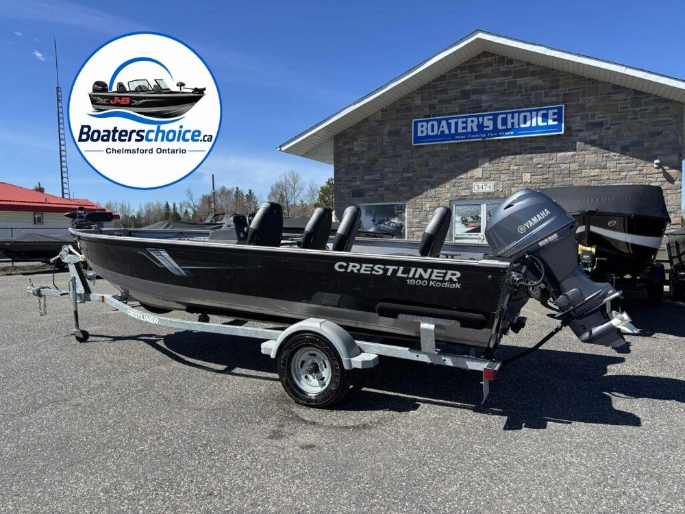 2019 Crestliner 1800 Kodiak Sc, Yamaha 60hp & Trailer alt