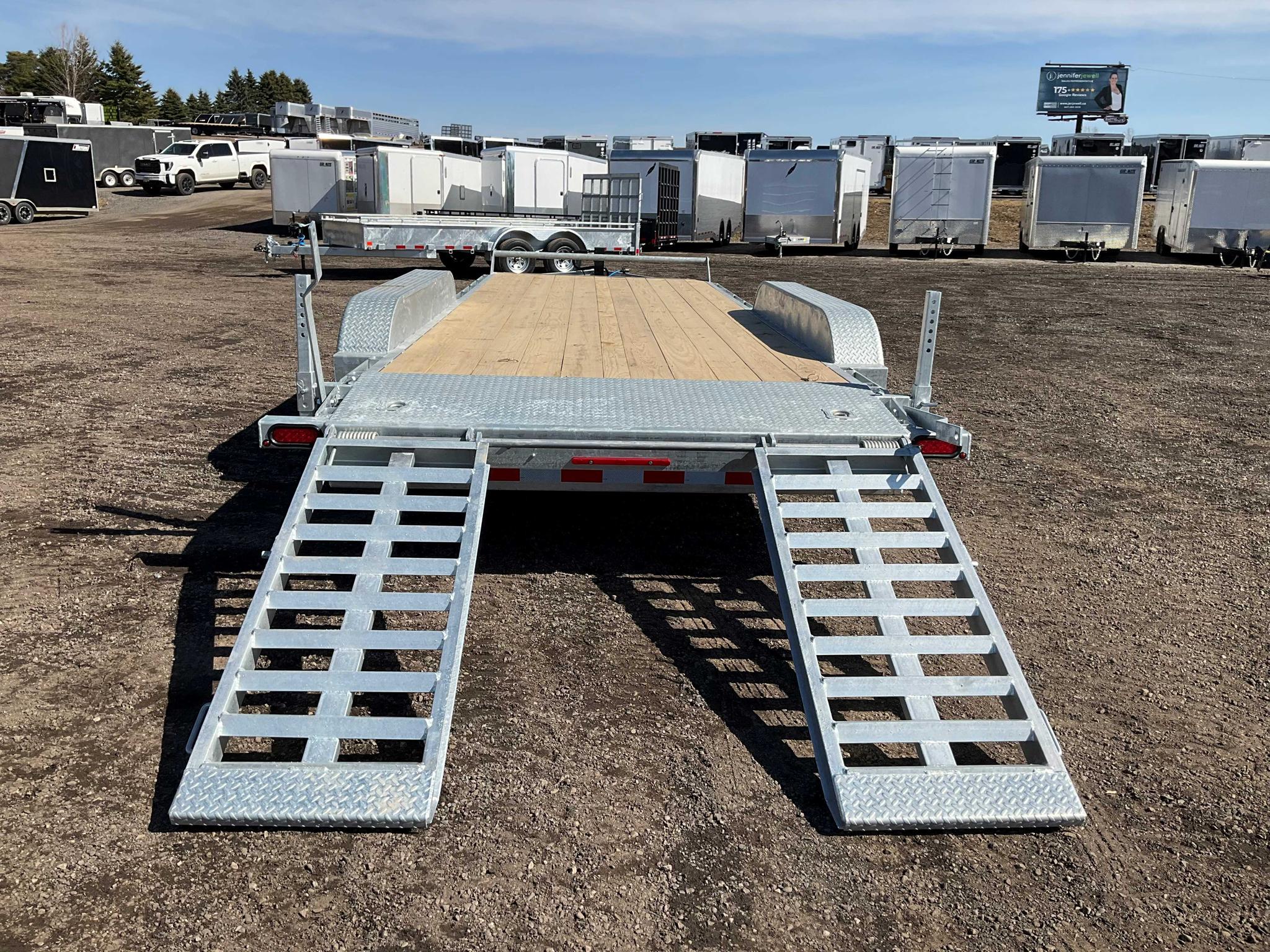 2026 Canada Trailers 82x22 10.5 Ton Galvanized Equipment Trailer thumbnail 7